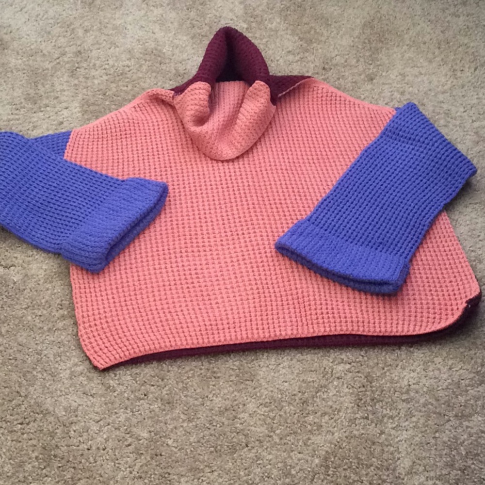 Free People Colorblock Sweater